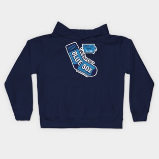 Defunct Davenport Blue Sox Baseball Team Kids Hoodie